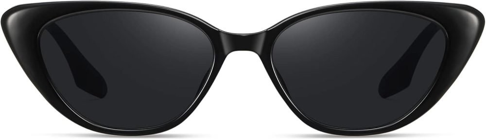 Retro Vintage Narrow Cat Eye Sunglasses for Women 90s Small Chic Style Trendy Sunnies UV400 Protection FZN7514