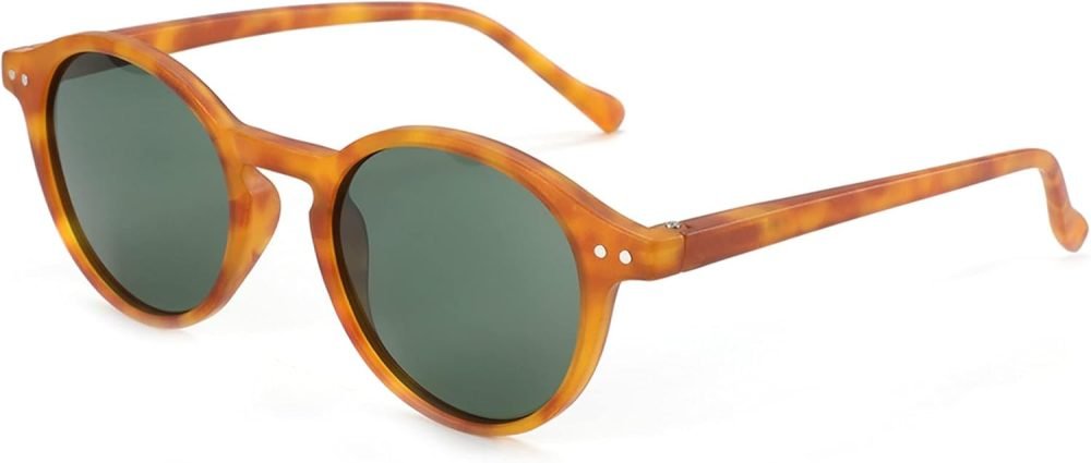 Polarized Round Sunglasses, Stylish Sunglasses for Men and Women Retro Classic, Multi-Style Selection