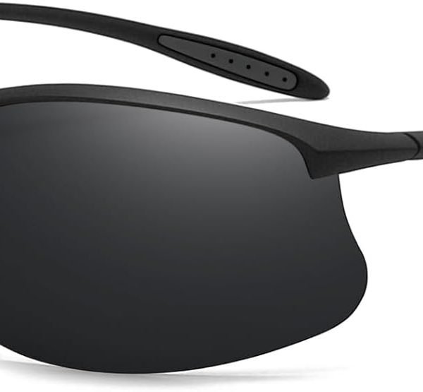 Sports Sunglasses Ultra-light Rimless Polarized Sun Glasses for Men UV400 Protection Fishing Running Cycling Driving