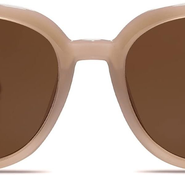 Trendy Cat Eye Round Polarized Sunglasses for Women Fashion UV Protection Sunnies Sunglasses SJ2175