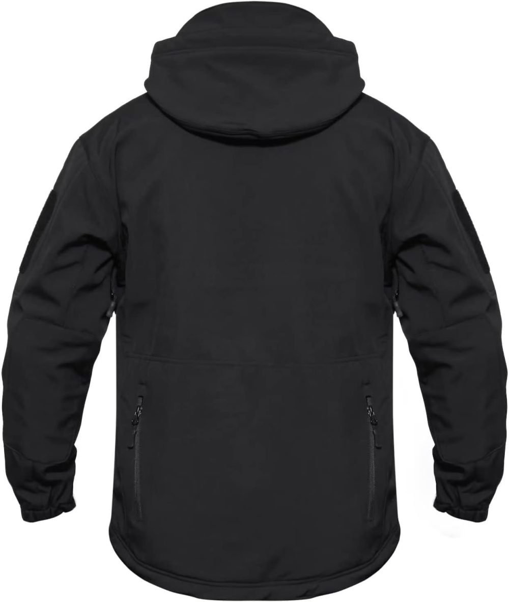 Men's Jacket Tactical Performance Waterproof Softshell Jackets Fleece Lined Ski Snow Winter Windbreaker - Image 2