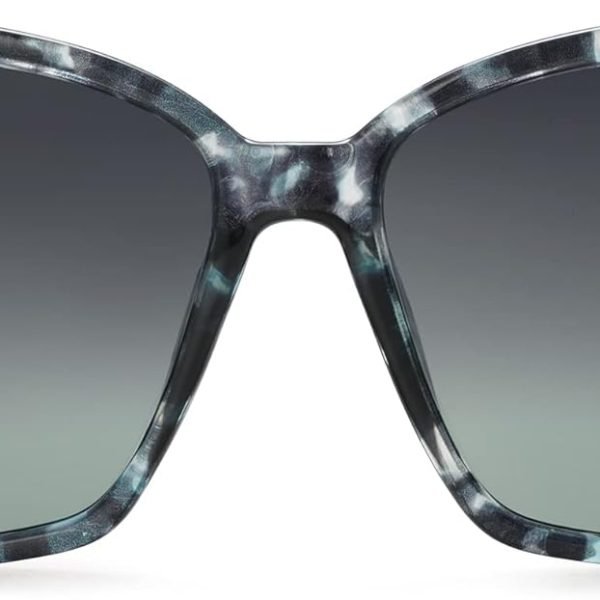 Trendy Polarized Sunglasses For Women Retro Womens Oversized Square Cat Eye Sun Glasses UV Protection SJ2206