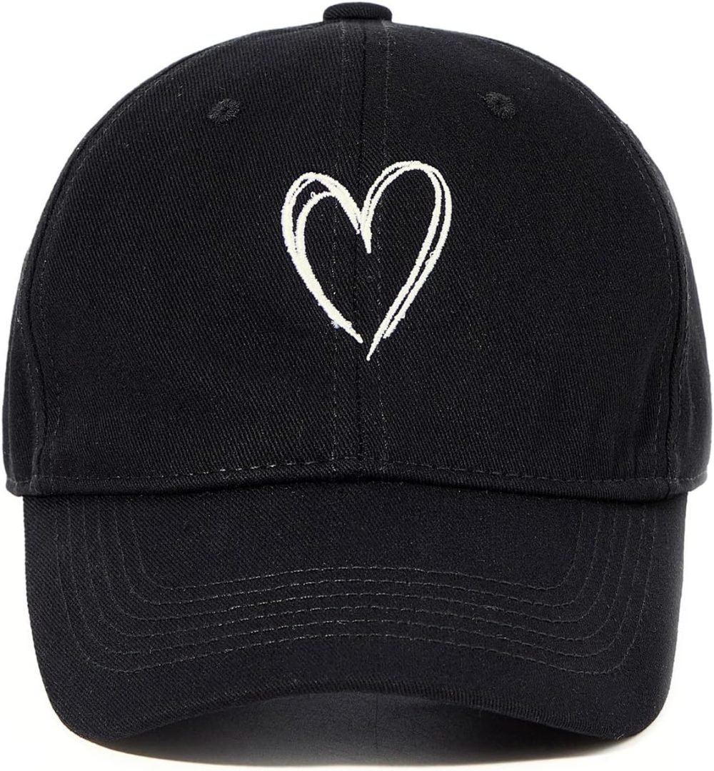 Womens Baseball Caps Unisex Cute Baseball Hats Trendy Adjustable Ball Hats for Workout Golf Running