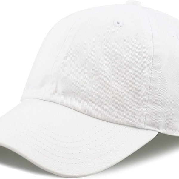 Baseball Dad Hat Women Men Blank Washed Low Profile Cotton and Denim UPF 50+ Running Golf Cap Hat