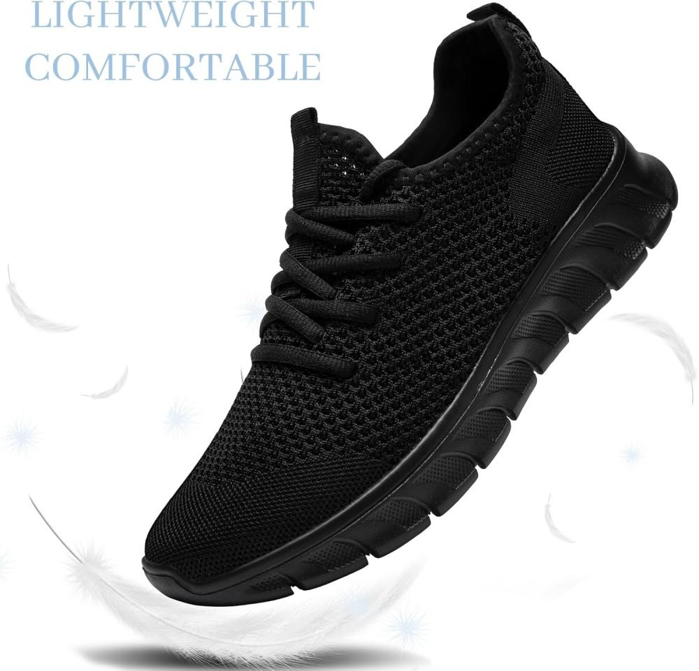 Running Shoes for Men Womens Walking Tennis Gym Sneakers Slip On Comfortable Lightweight Athletic Workout Fashion Sports Shoes - Image 2