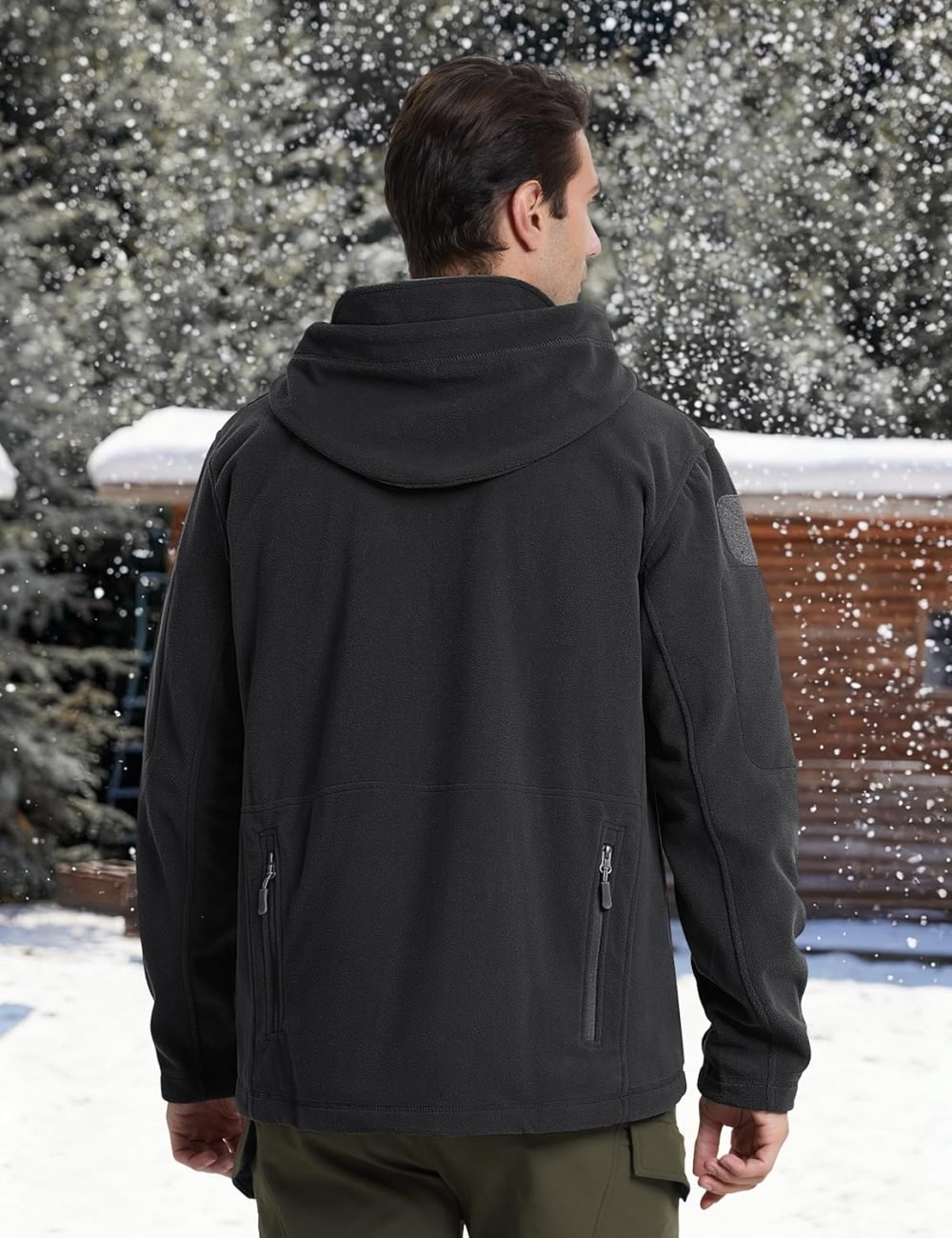 Tactical Jacket for Men Fleece Jackets Full Zip Military Hoodies Windproof Warm Winter Coat Outdoor Hunting - Image 2